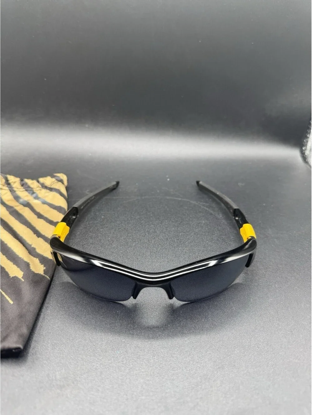Oakley Flak Jacket Livestrong Jet Black Yellow/Black Iridium Lenses 12-762